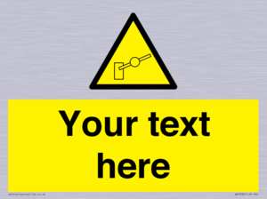 Custom warning barrier